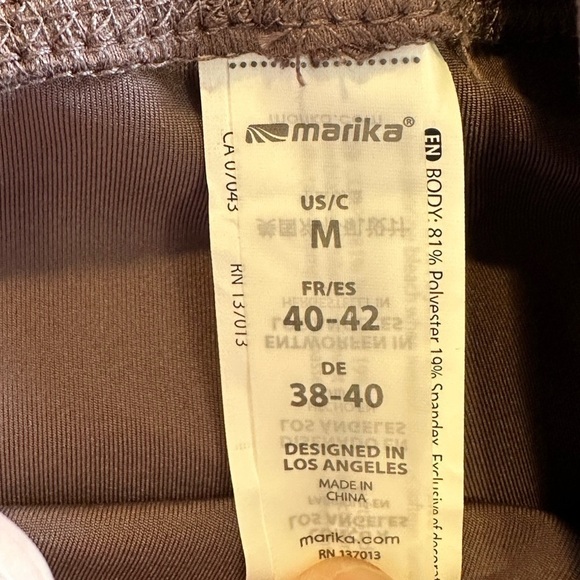 NWT Marika Women’s High Rise 25in Inseam Soft Leggings Size Medium​​​​​​​ - Picture 5 of 6